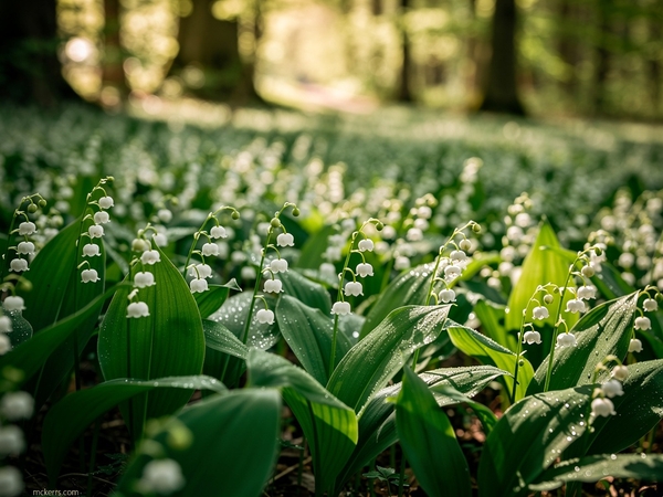 Clairière de muguets