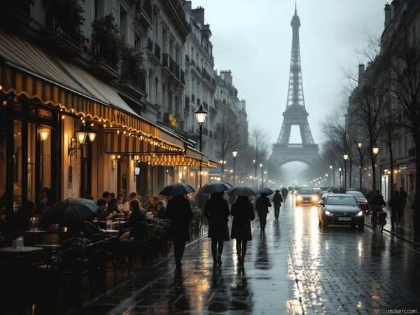 Promeneuses sous la pluie Promeneuses sous la pluie